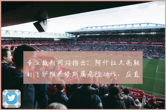 专业裁判网站指出:阿什拉夫亮鞋钉飞铲维尼修斯属危险动作,应直红罚下