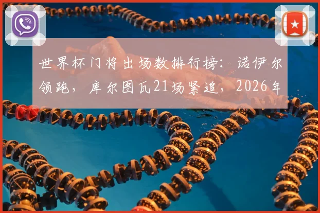 世界杯门将出场数排行榜：诺伊尔领跑，库尔图瓦21场紧追，2026年有望登顶